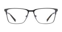 Gunmetal Ted Baker Robin Rectangle Glasses - Front