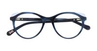 Blue Ted Baker Saissa Round Glasses - Flat-lay
