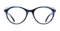 Blue Ted Baker Saissa Round Glasses - Front