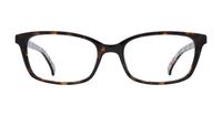 Tortoise Ted Baker Saxon Rectangle Glasses - Front