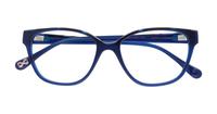 Blue Ted Baker Skylar Square Glasses - Flat-lay