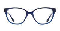 Blue Ted Baker Skylar Square Glasses - Front