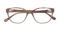 Taupe Ted Baker Skylar Square Glasses - Flat-lay