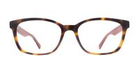 Tortoise Ted Baker Wiley Rectangle Glasses - Front