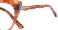 Brown Ted Baker Zowie Square Glasses - Detail