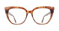 Brown Ted Baker Zowie Square Glasses - Front