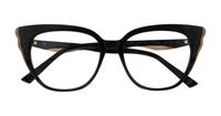 Gloss Crystal Camel / Black Ted Baker Zowie Square Glasses - Flat-lay