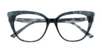 Green Ted Baker Zowie Square Glasses - Flat-lay