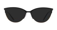 Black / Rubedo Tiffany TF1127 Cat-eye Glasses - Sun
