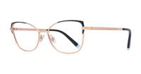 Black Tiffany TF1136 Cat-eye Glasses - Angle