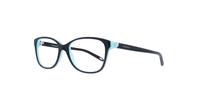 Black / Blue Tiffany TF2097 Square Glasses - Angle