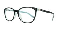 Black / Blue Tiffany TF2109BF Square Glasses - Angle