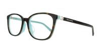 Havana Blue Tiffany TF2109BF Square Glasses - Angle