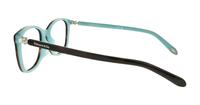 Havana Blue Tiffany TF2109BF Square Glasses - Side