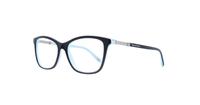 Black / Blue Tiffany TF2116B Square Glasses - Angle