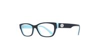 Black / Blue Tiffany TF2172-50 Oval Glasses - Angle