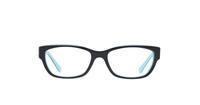 Black Tiffany TF2172-52 Rectangle Glasses - Front