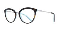 Havana Tiffany TF2173 Oval Glasses - Angle
