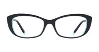 Black / Blue Tiffany TF2178 Rectangle Glasses - Front