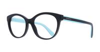 Black Tiffany TF2188 Cat-eye Glasses - Angle