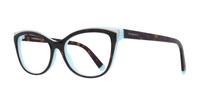Havana Tiffany TF2192 Oval Glasses - Angle