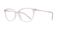 Nude Transparent Tiffany TF2205 Oval Glasses - Angle