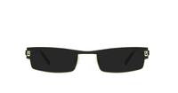 Black Timberland TB1266 Rectangle Glasses - Sun