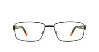 Black Timberland TB1302 Rectangle Glasses - Front