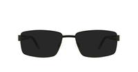 Black Timberland TB1302 Rectangle Glasses - Sun
