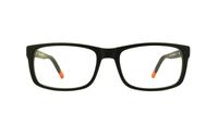 Black Timberland TB1308 Rectangle Glasses - Front