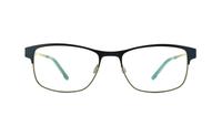 Blue Timberland TB1316 Oval Glasses - Front