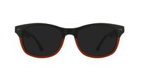 Black/Orange Timberland TB1327 Oval Glasses - Sun