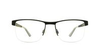 Black / Grey Timberland TB1331 Oval Glasses - Front