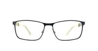 Blue Timberland TB1359 Rectangle Glasses - Front