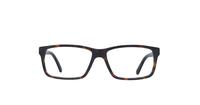 Dark Havana Timberland TB1362 Rectangle Glasses - Front