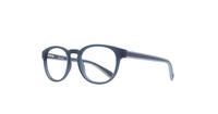 Matt Blue Timberland TB1572 Round Glasses - Angle