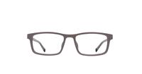 Beige Timberland TB1605 Rectangle Glasses - Front