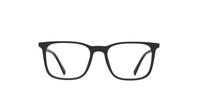 Matt Black Timberland TB1608 Square Glasses - Front