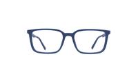 Blue Timberland TB1621 Square Glasses - Front
