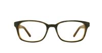 Brown Tokyo Tom TT27 Rectangle Glasses - Front