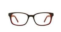 Red Tokyo Tom TT27 Rectangle Glasses - Front