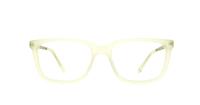 White Tokyo Tom TT30 Rectangle Glasses - Front