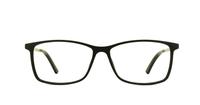 Black Tokyo Tom TT31 Rectangle Glasses - Front
