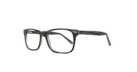 Dark Grey Tokyo Tom TT44 Rectangle Glasses - Angle