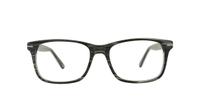 Dark Grey Tokyo Tom TT44 Rectangle Glasses - Front