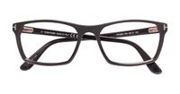 Matte Black Tom Ford FT5295 Rectangle Glasses - Flat-lay
