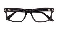 Shiny Black Tom Ford FT5313 Rectangle Glasses - Flat-lay