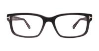 Shiny Black Tom Ford FT5313 Rectangle Glasses - Front