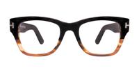 Black Tom Ford FT5379 Rectangle Glasses - Front
