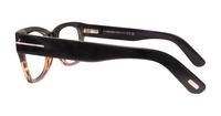 Black Tom Ford FT5379 Rectangle Glasses - Side